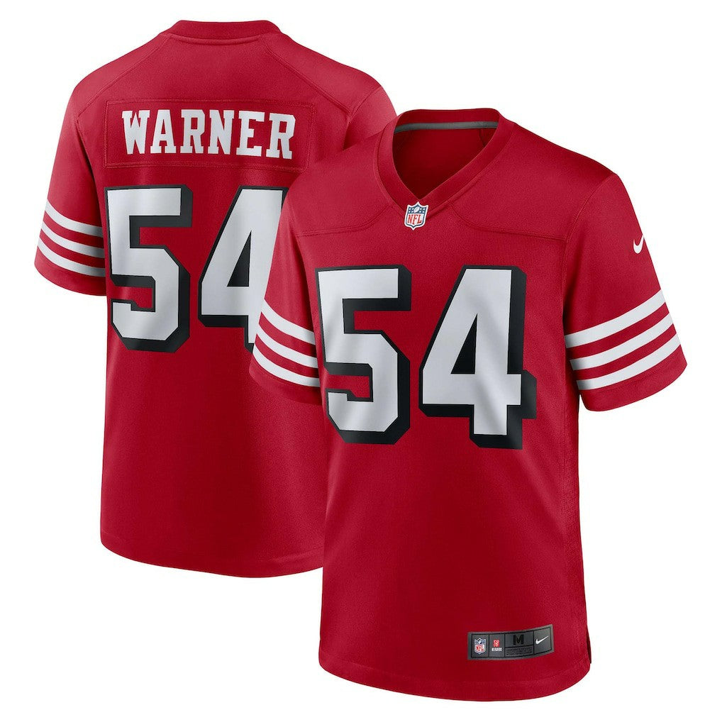 Fred Warner San Francisco 49ers Alternate Game Jersey - Scarlet | Nike cheap