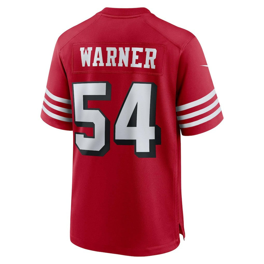 Fred Warner San Francisco 49ers Alternate Game Jersey - Scarlet | Nike cheap