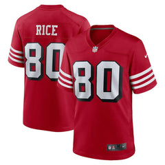 Jerry Rice San Francisco 49ers Retired Player Alternate Game Jersey - Scarlet | Nike outlet