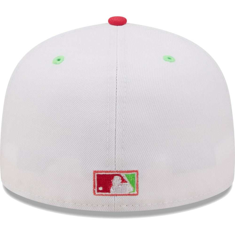 Boston Red Sox 2004 World Series Strawberry Lolli 59FIFTY Fitted Hat - White/Coral | New Era