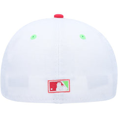 Arizona Diamondbacks 1998 Inaugural Season Strawberry Lolli 59FIFTY Fitted Hat - White/Coral | New Era