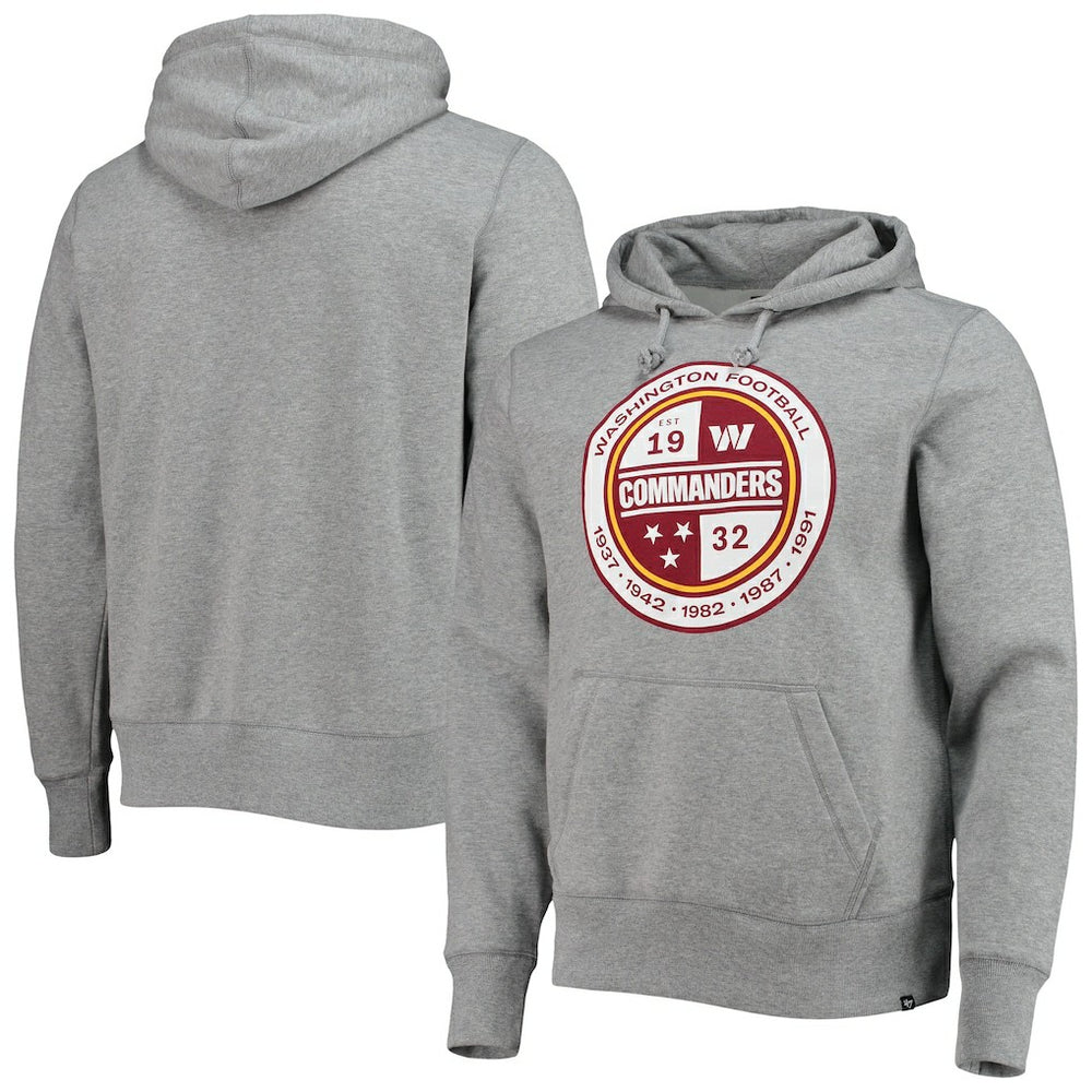 Washington Commanders '47 Imprint Headline Pullover Hoodie - Gray discount
