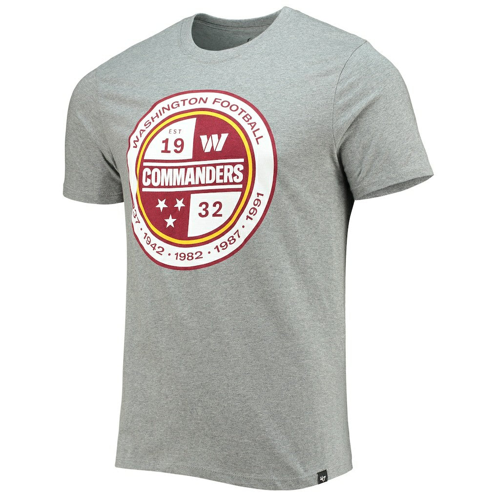 Washington Commanders '47 Imprint Super Rival T-Shirt - Gray on sale
