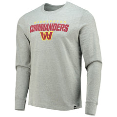 Washington Commanders '47 Traction Super Rival Long Sleeve T-Shirt - Heathered Gray cheap