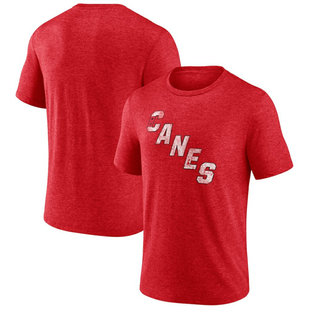 Carolina Hurricanes Wraparound Tri-Blend T-Shirt Red