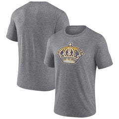 Los Angeles Kings Wraparound Tri-Blend T-Shirt Heather Gray