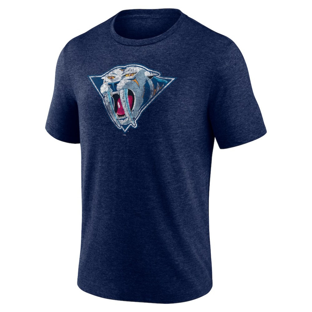 Nashville Predators Wraparound Tri-Blend T-Shirt Navy