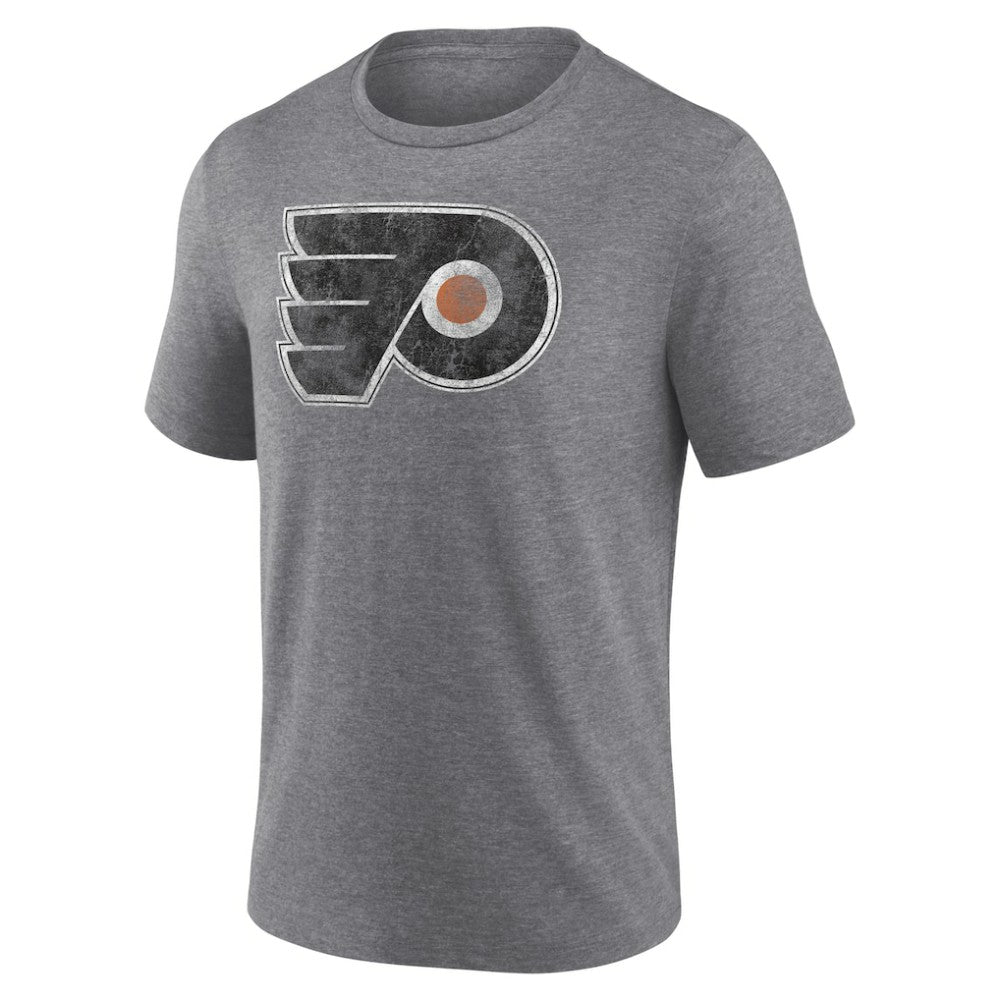 Philadelphia Flyers Wraparound Tri-Blend T-Shirt Heather Gray