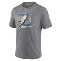 Tampa Bay Lightning Wraparound Tri-Blend T-Shirt Heather Gray