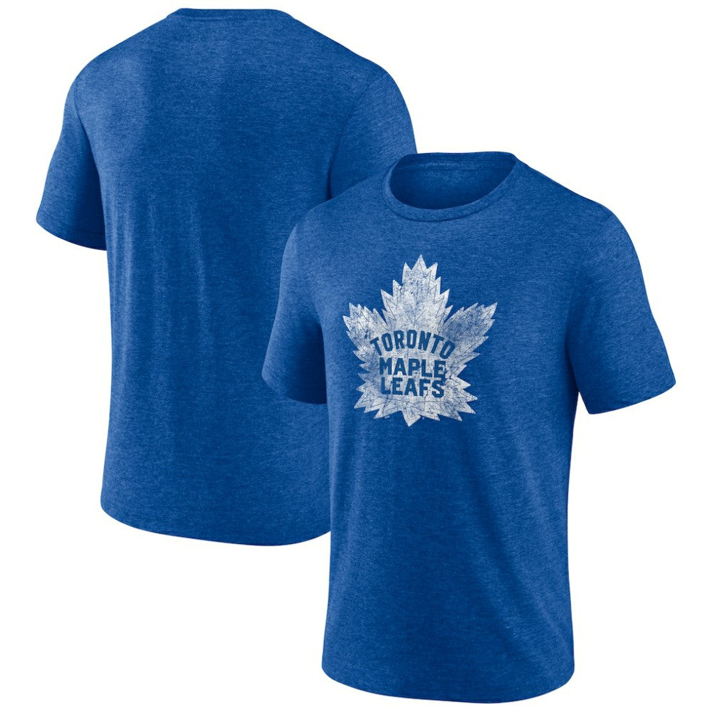 Toronto Maple Leafs Wraparound Tri-Blend T-Shirt Blue