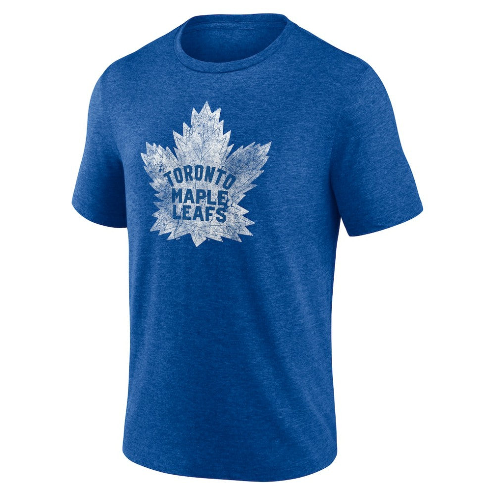 Toronto Maple Leafs Wraparound Tri-Blend T-Shirt Blue