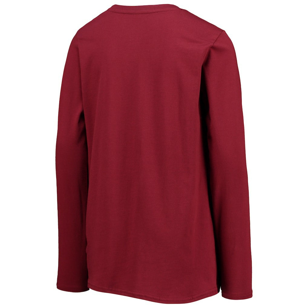 Washington Commanders Youth Secondary Logo Long Sleeve T-Shirt - Burgundy cheap