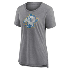 Buffalo Sabres Women's Slow Whistle Tri-Blend T-Shirt Gray