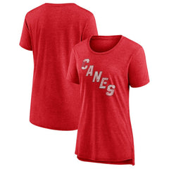 Carolina Hurricanes Women's Slow Whistle Tri-Blend T-Shirt Red