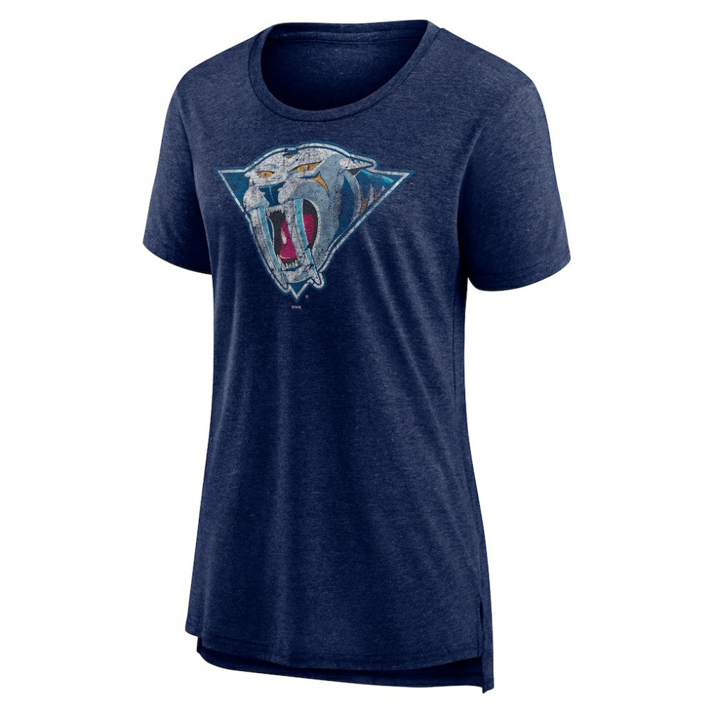 Nashville Predators Women's Slow Whistle Tri-Blend T-Shirt Navy