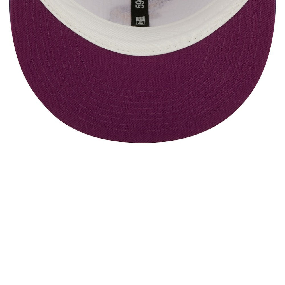 Athletics 30th Season Grape Lolli 59FIFTY Fitted Hat - White/Purple | New Era