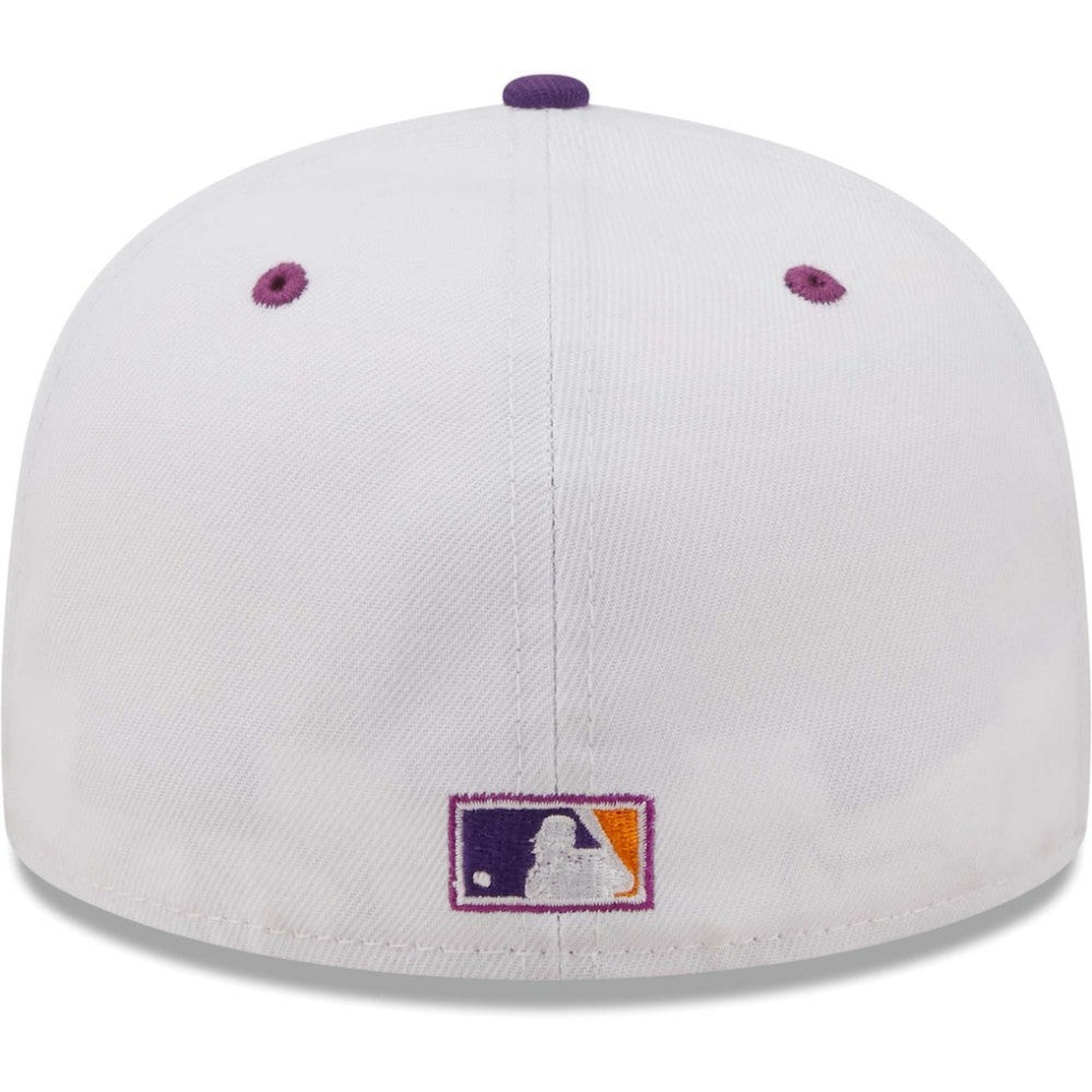 New York Yankees 2000 World Series Grape Lolli 59FIFTY Fitted Hat - White/Purple | New Era