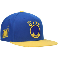 Golden State Warriors Hardwood Classics Snapback Hat sale - Royal/Gold | Mitchell & Ness outlet