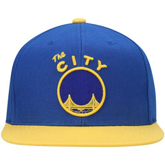 Golden State Warriors Hardwood Classics Snapback Hat sale - Royal/Gold | Mitchell & Ness outlet