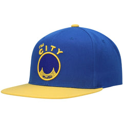 Golden State Warriors Hardwood Classics Snapback Hat sale - Royal/Gold | Mitchell & Ness outlet