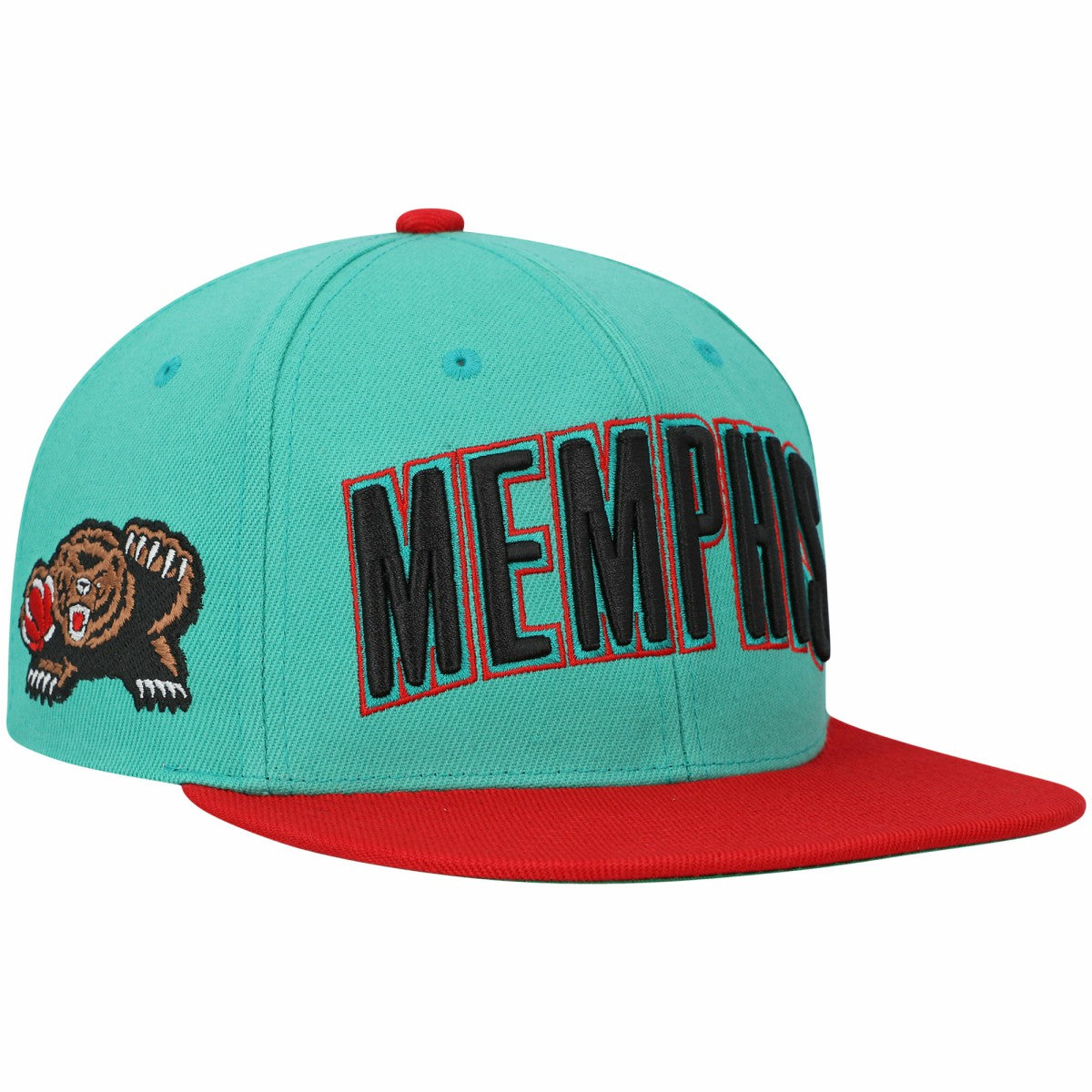 Memphis Grizzlies Hardwood Classics Snapback Hat - Teal | Mitchell & Ness cheap