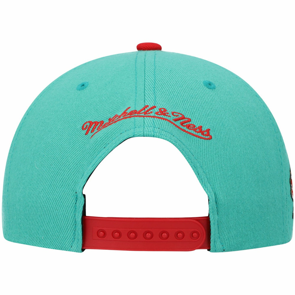 Memphis Grizzlies Hardwood Classics Snapback Hat - Teal | Mitchell & Ness cheap
