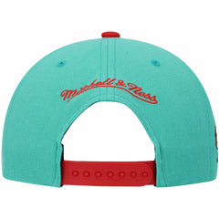 Memphis Grizzlies Hardwood Classics Snapback Hat - Teal | Mitchell & Ness cheap