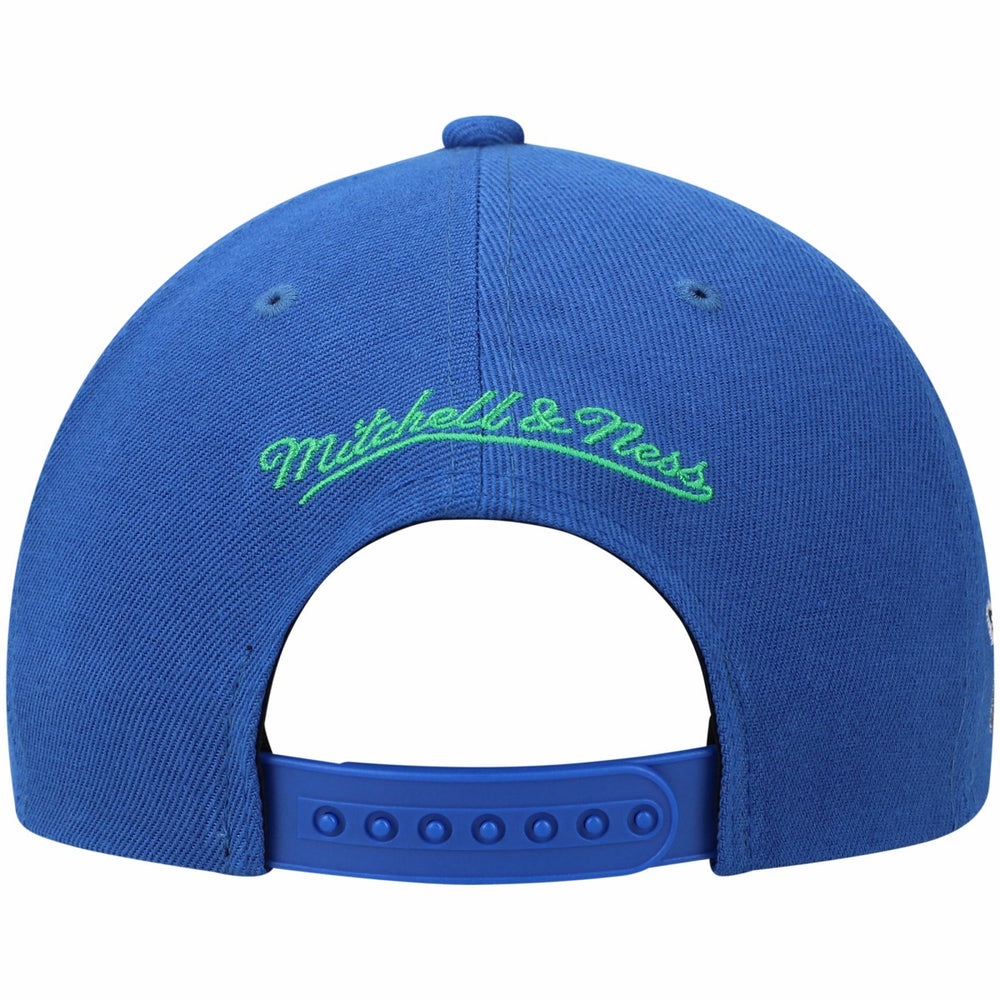 Minnesota Timberwolves Hardwood Classics Snapback Hat - Blue | Mitchell & Ness on sale