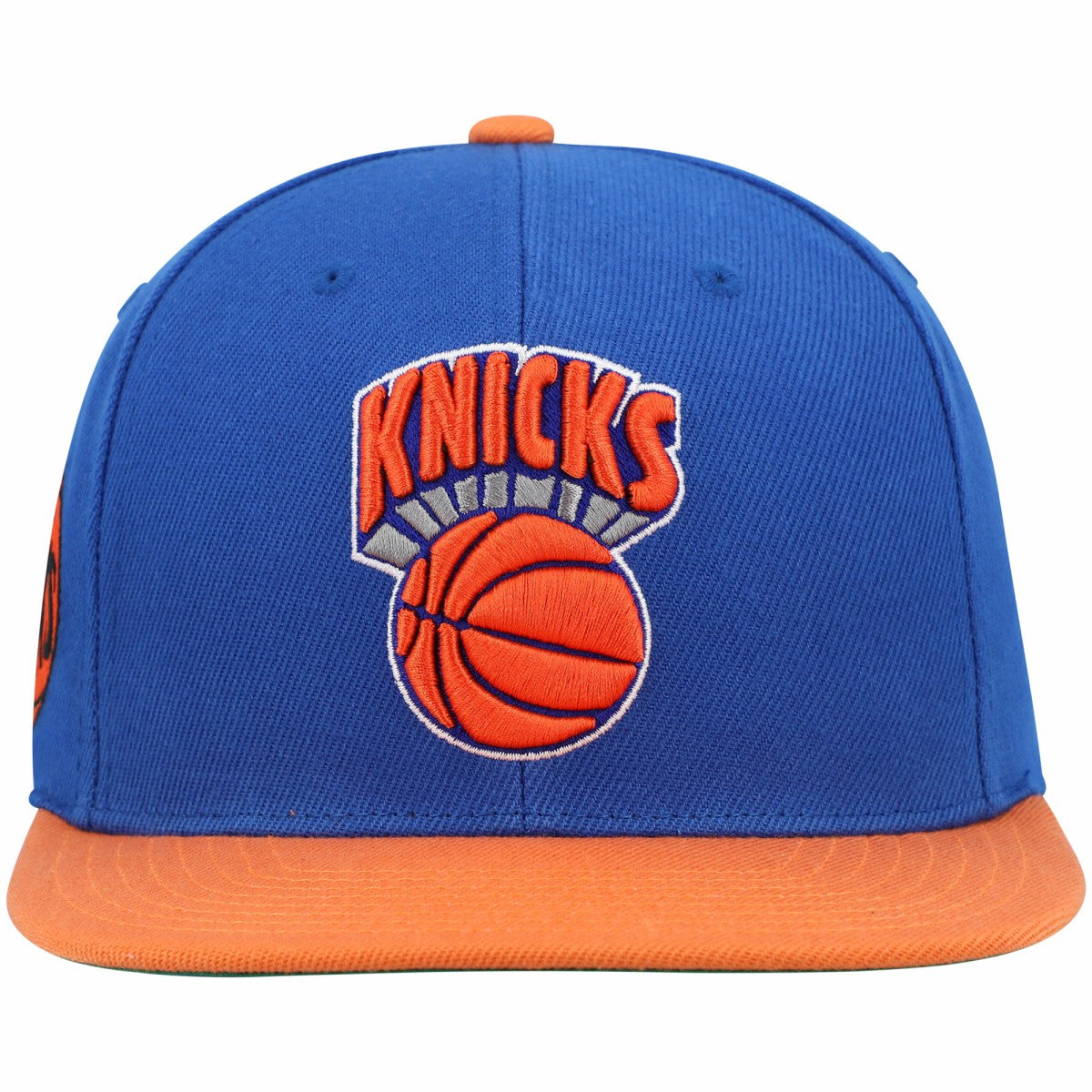 New York Knicks Hardwood Classics Snapback Hat - Blue/Orange | Mitchell & Ness shop