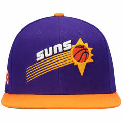 Phoenix Suns Hardwood Classics Snapback Hat - Purple/Orange | Mitchell & Ness discount