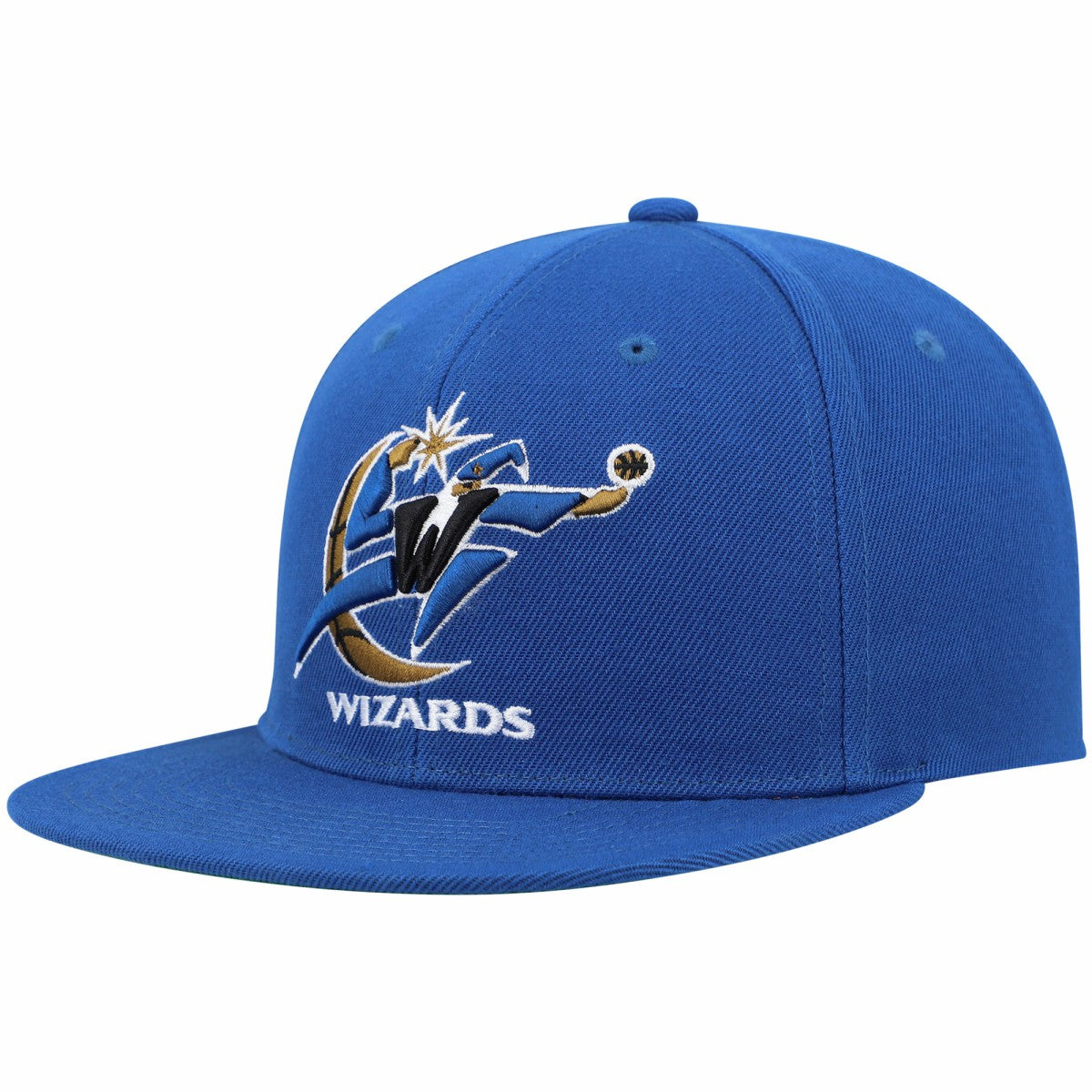 Washington Wizards Hardwood Classics Snapback Hat - Blue | Mitchell & Ness cheap