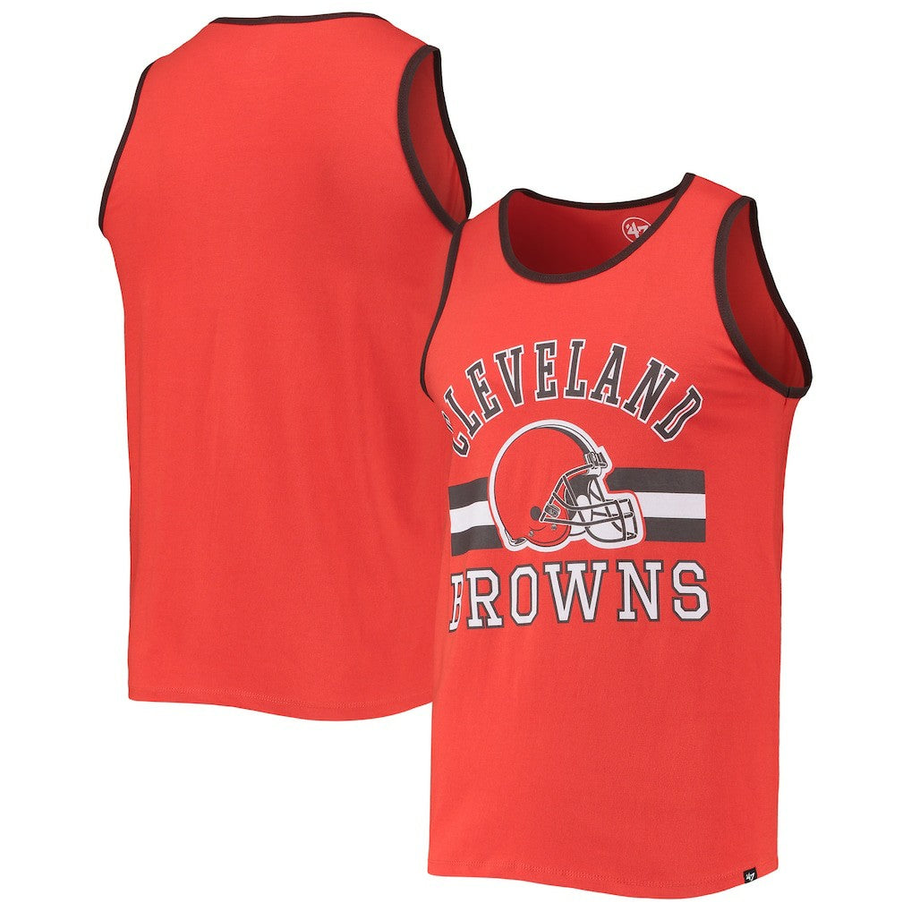 Cleveland Browns '47 Edge Super Rival Tank Top - Orange discount