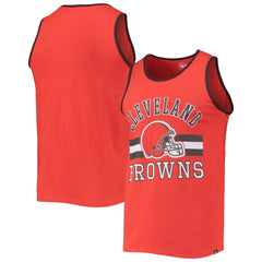 Cleveland Browns '47 Edge Super Rival Tank Top - Orange discount