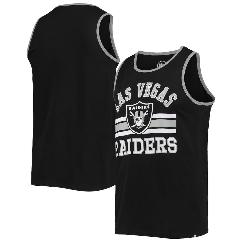 Las Vegas Raiders '47 Edge Super Rival Tank Top - Black on sale
