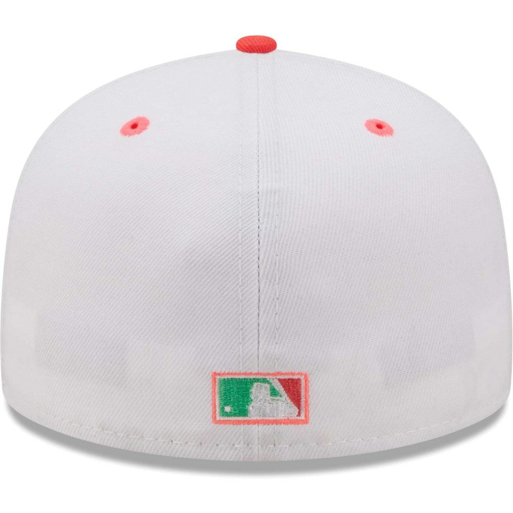 Chicago White Sox Inaugural Season at Comiskey Park Watermelon Lolli 59FIFTY Fitted Hat - White/Green | New Era