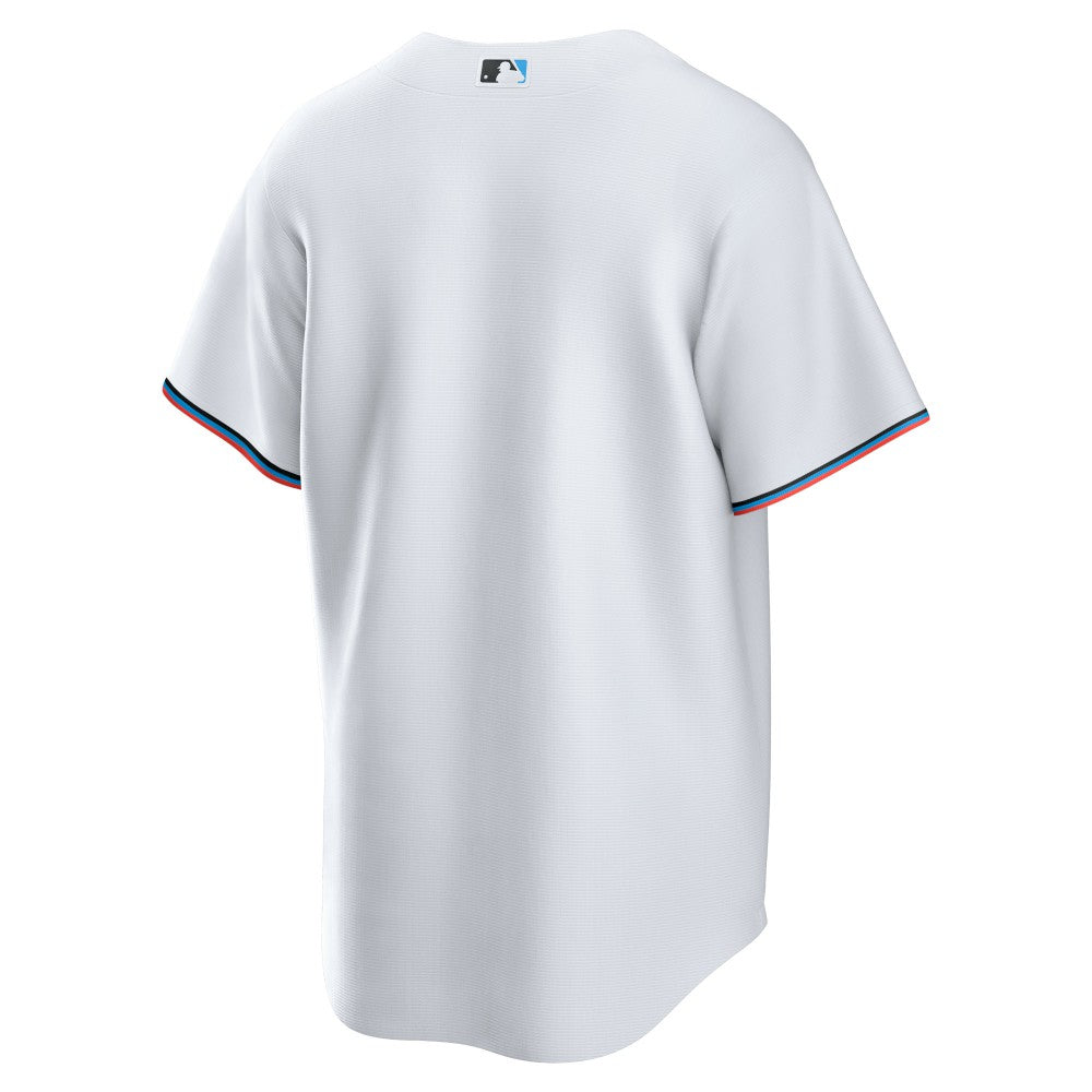 Miami Marlins Home Blank Replica Jersey - White | Nike