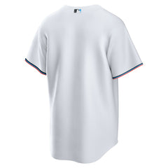 Miami Marlins Home Blank Replica Jersey - White | Nike