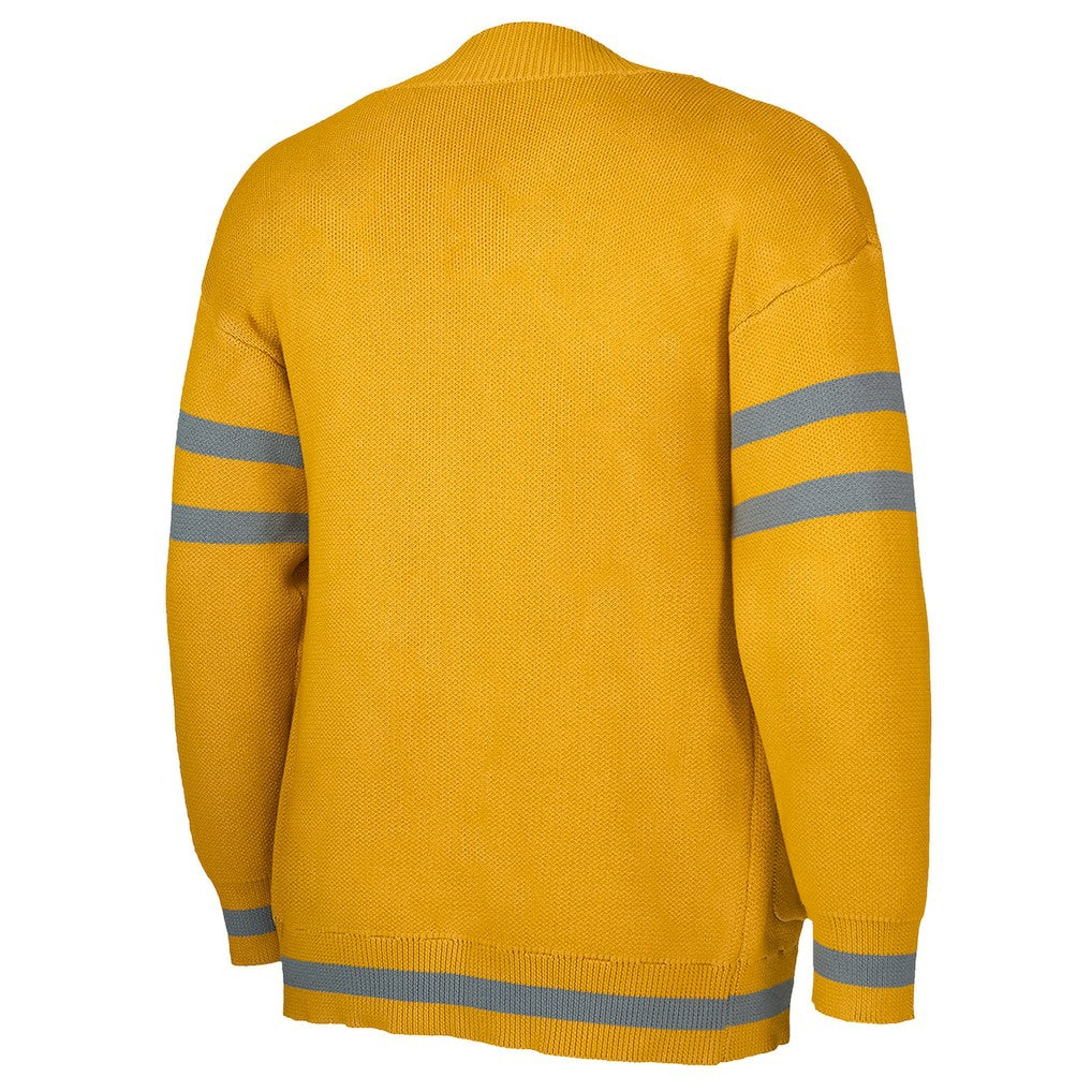 Atlanta Hawks NBA x Keiser Clark No Caller ID Button-Up Cardigan - Yellow/Gray online