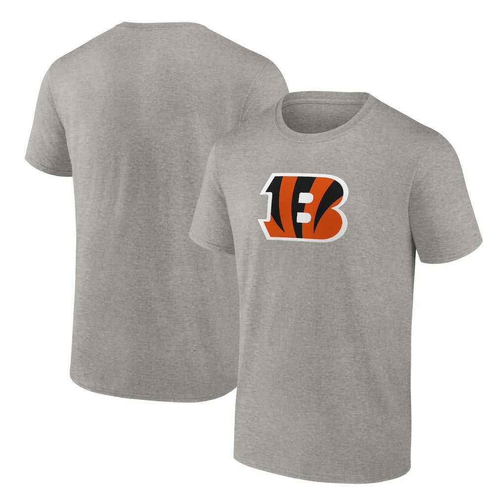 Cincinnati Bengals Primary Logo T-Shirt - Heather Gray sale