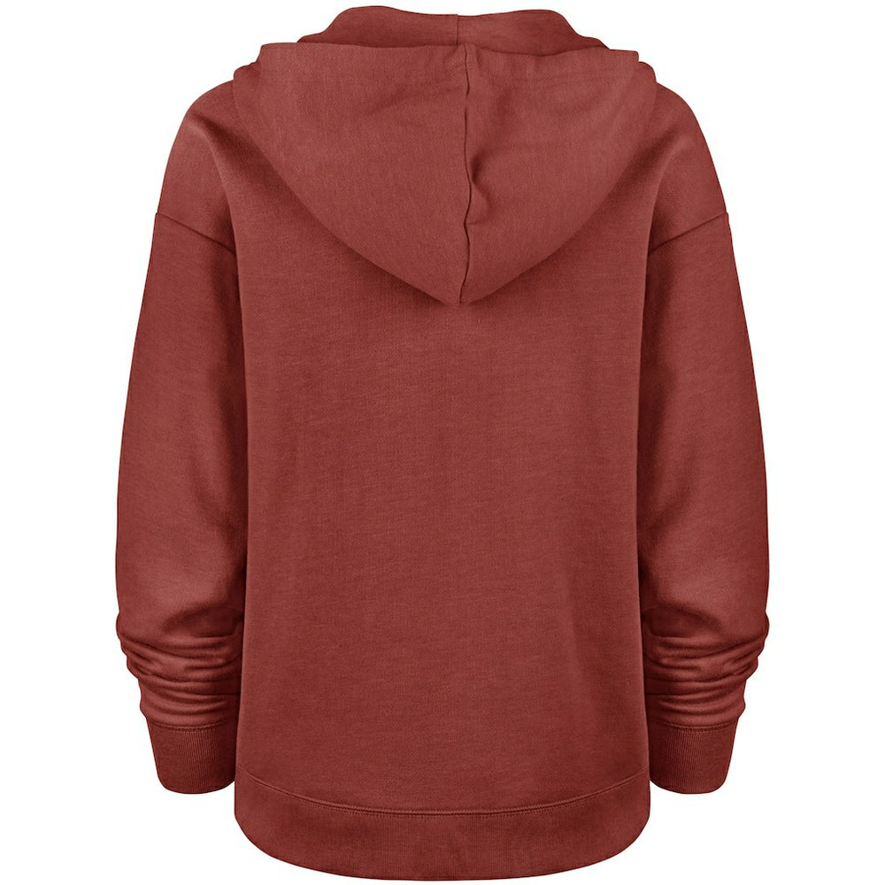 Washington Commanders '47 Women's Color Rise Kennedy Pullover V-Neck Hoodie - Heathered Burgundy on sale