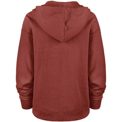 Washington Commanders '47 Women's Color Rise Kennedy Pullover V-Neck Hoodie - Heathered Burgundy on sale