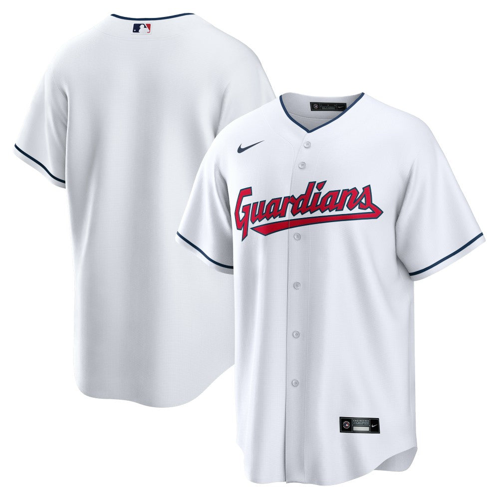 Cleveland Guardians Home Blank Replica Jersey - White | Nike