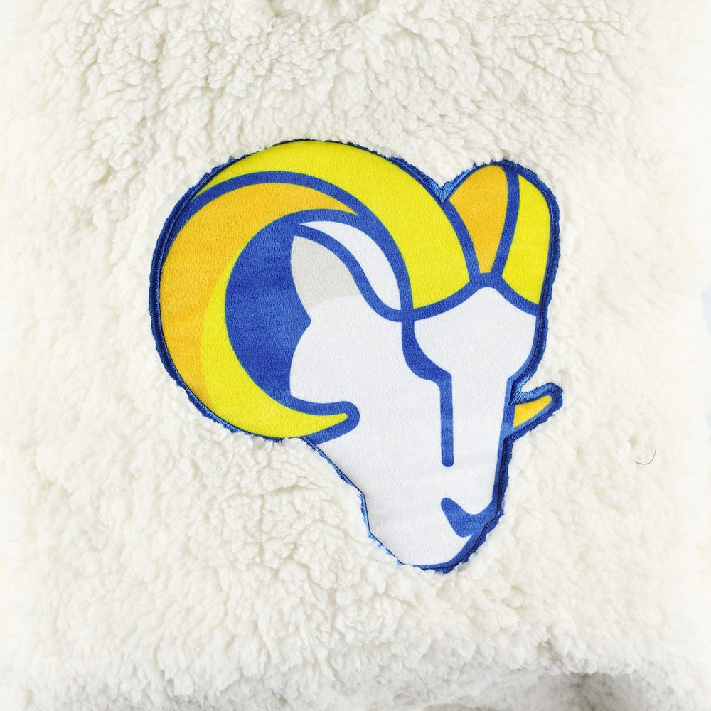 Los Angeles Rams FOCO Repeat Print Reversible Hoodeez outlet