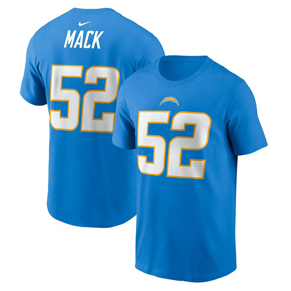 Khalil Mack Los Angeles Chargers Player Name & Number T-Shirt - Powder Blue | Nike sale