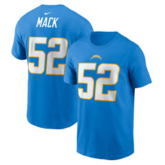Khalil Mack Los Angeles Chargers Player Name & Number T-Shirt - Powder Blue | Nike sale