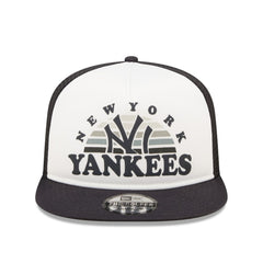 New York Yankees Gradient Golfer 9FIFTY Snapback Hat - White/Navy | New Era