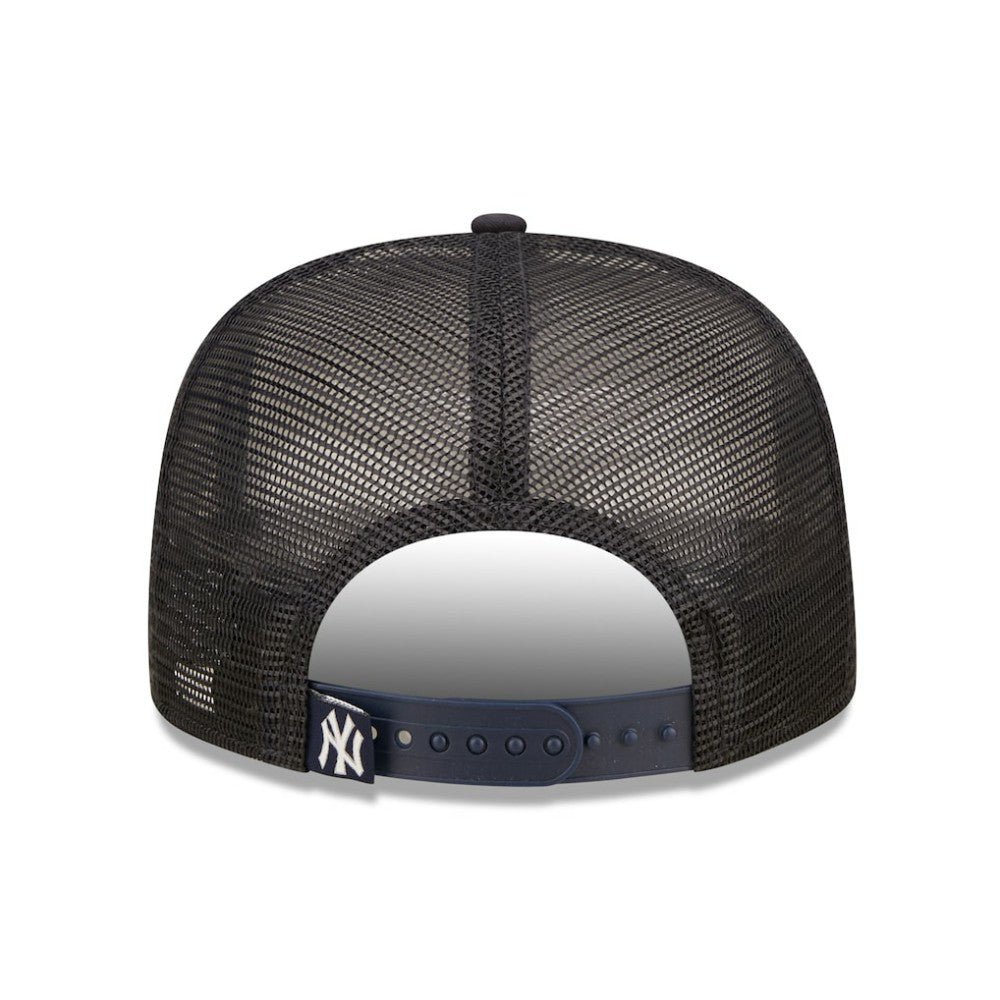 New York Yankees Gradient Golfer 9FIFTY Snapback Hat - White/Navy | New Era