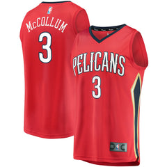 C.J. McCollum New Orleans Pelicans Youth Fast Break Replica Player Jersey Red - Statement Edition | Fanatics for sale