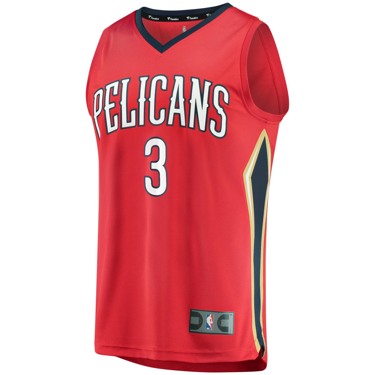 C.J. McCollum New Orleans Pelicans Youth Fast Break Replica Player Jersey Red - Statement Edition | Fanatics for sale