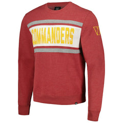Washington Commanders '47 Bypass Tribeca Pullover Sweatshirt - Heathered Burgundy discount